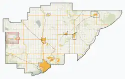 Villeneuve is located in Sturgeon County