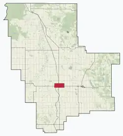 Location in Westlock County