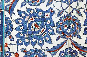 Rüstem Pasha mosque Iznik tiles