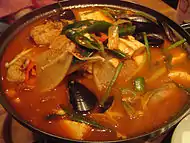 Hot dongtae jjigae, Korean pollack stew