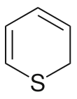 Structure of thiopyran