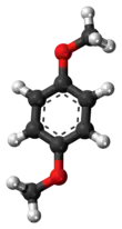 1,4-Dimethoxybenzene molecule