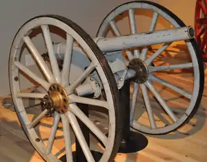 Hotchkiss 57mm mountain gun. Acquired from the United States.