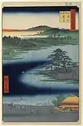 Senzoku pondby Hiroshige