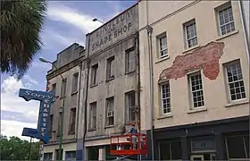 The corner of West Congress Street and Barnard Street in 2012