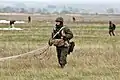 Paratrooper during a 2011 military exercise in Ryazan Oblast