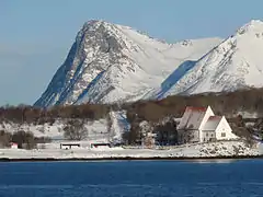 View of the church from a distance