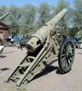 6 inch 190 pood barrel model 1877 siege gun