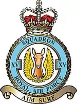 XV Squadron badge