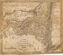 1800 map of New York