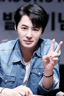 Jun Jin at a fansigning event in July 2018