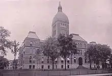 Exterior of building.