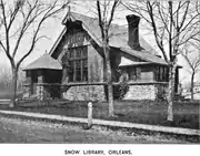 Snow Library, Orleans, Massachusetts, 1877-78.