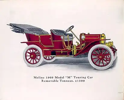 1909 Moline Model M Touring