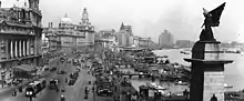 Panorama of Shanghai Bund in 1930