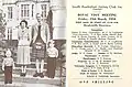 Inside cover of the 1954 SAJC Queens Cup showing raceday officials