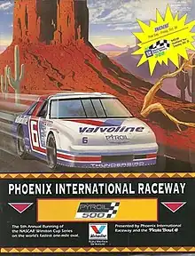 The 1992 Pyroil 500K program cover, featuring Mark Martin.