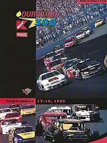 The 1999 Dura Lube/Kmart 300 program cover.