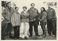 Member of the Pacific Underground performing arts collective (1994)