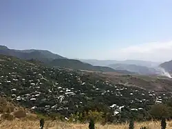 A view of Khashtarak and surrounding nature