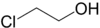 Skeletal formula of 2-chloroethanol
