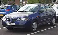 2003 Nissan Almera S 5-door (UK; facelift)