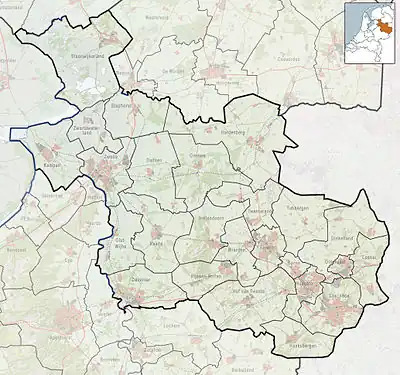 Wetering is located in Overijssel