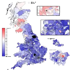 Labour to Conservative swing