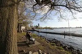 Esplanade, at Community Boating boathouse and dock, 2010