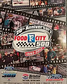 2012 Food City 500 program cover