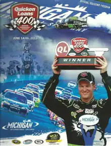 2013 Quicken Loans 400 program cover