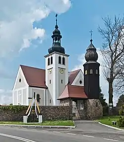 Saint George church in Kamienica