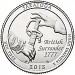 Saratoga National Historical Park quarter