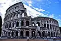 The Colosseum in Rome, Italy, with 7.4 million[citation needed] tourists, is one of the most popular tourist attractions in the world.