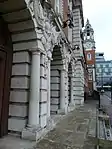 Town Hall entrance, detail