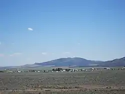 View of Fort Rock from Fort Rock State Park