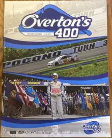 2017 Overton's 400 program cover