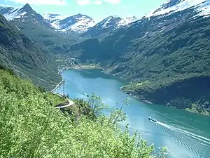 Geirangerfjord and Geiranger village