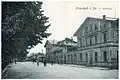 Neustadt (Sachs) station postcard, 1923