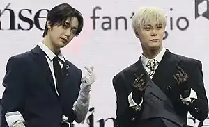 From left to right: Yoon San-ha, Moonbin