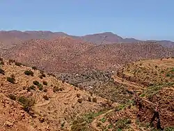 The Anti-Atlas South of Ait Baha, on the road to Tafraout