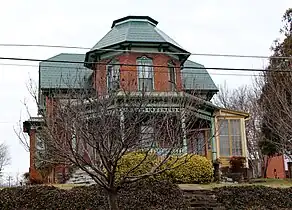 Residential House, 314 W. Main Street, built circa late 1860s with Italianate and Queen Anne influences