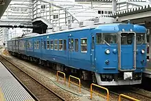 Set B03 in JR-West all-over blue in July 2013