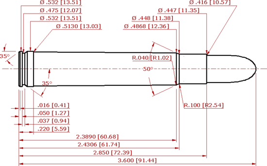 .416 Remington Magnum Schematic