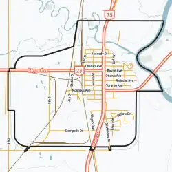 Town boundaries