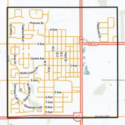 Town boundaries