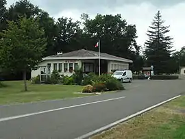 The town hall in Lubbon