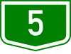 Main road 5 shield