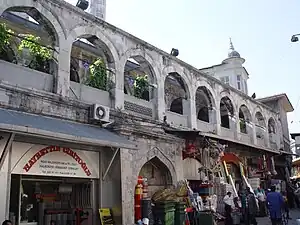 Rüstem Pasha mosque view from street in the west