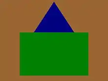 The distinguishing patch of the 73rd Battalion (Royal Highlanders of Canada), CEF